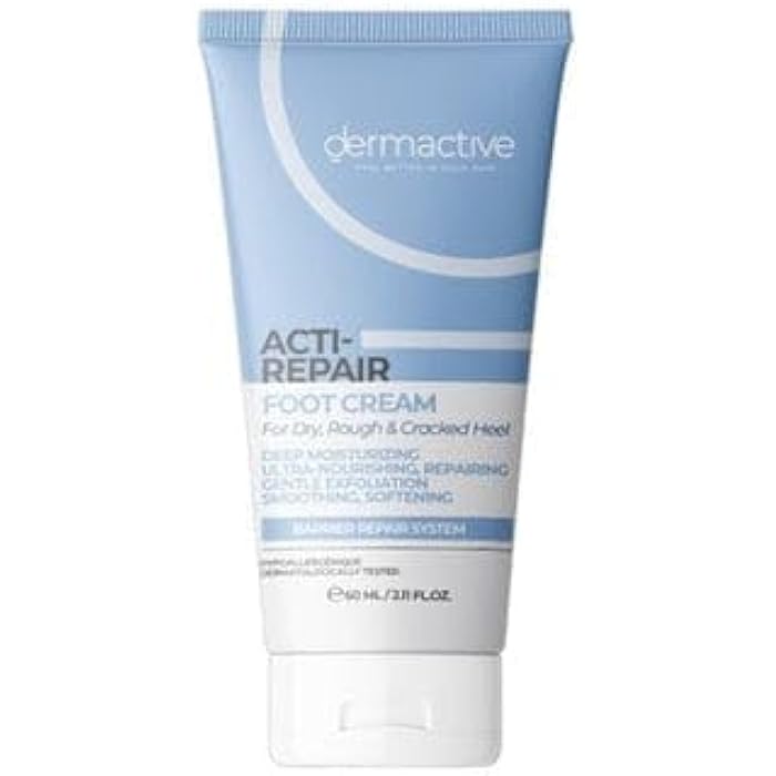 DERMACTIVE Acti-Repair Foot Cream – 60ml | Intense Hydration, Heals Cracked Heels, Softens & Smooths Rough Feet - Image 1